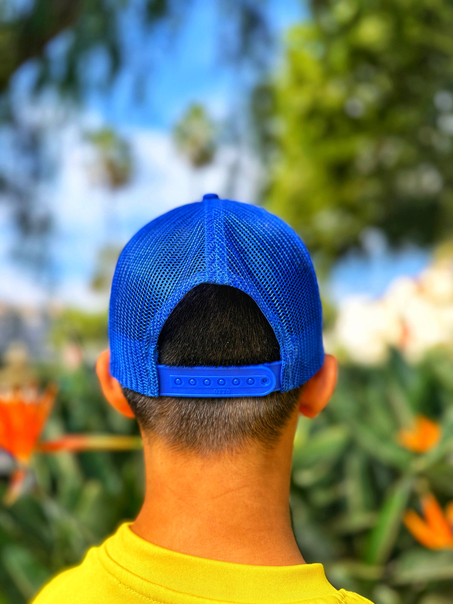 Champ Camp Kids STACKED Trucker | True Blue