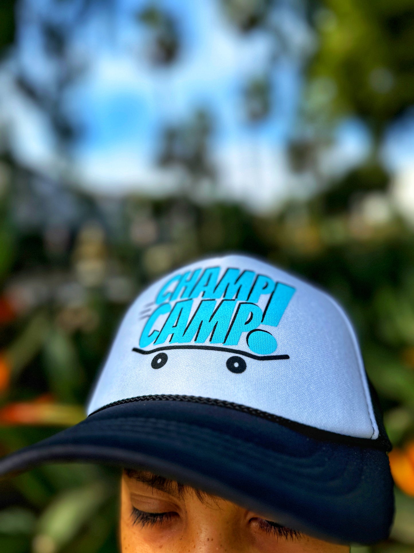 Champ Camp Kids ZOOM Skate Trucker | Black & White