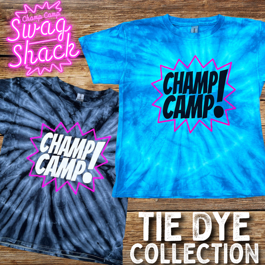 Tie-Dye Takeover: Meet the Shirts That Are Turning Heads (and Doing Cartwheels) at Champ Camp