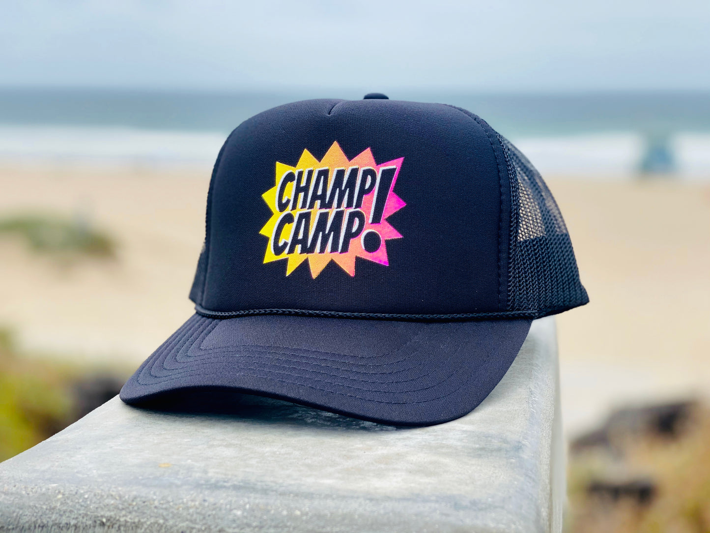 Champ Camp Adults POW Trucker | Classic Black